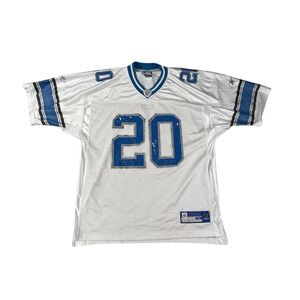 Detroit Lions Jersey Mens XL NFL Football Barry Sanders 20 Reebok Throwback